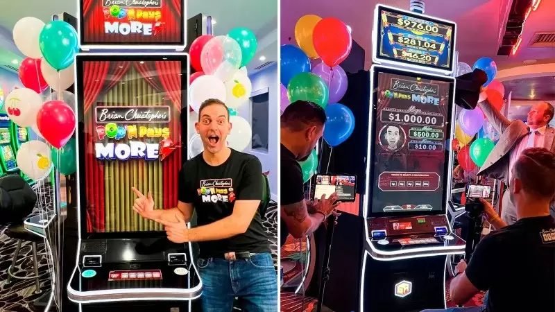 Brian Christopher's Pop'N Pays More slot machinewith Brian
