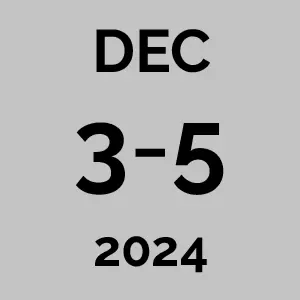 Dec 3-5, 2024