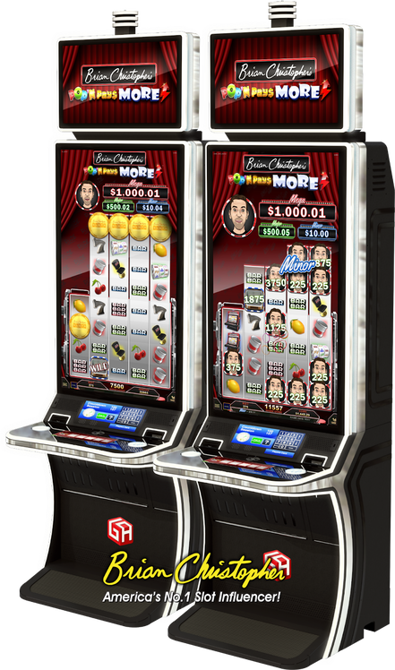 Introducing Brian Christopher's Pop'N Pays More™ Slot Machine